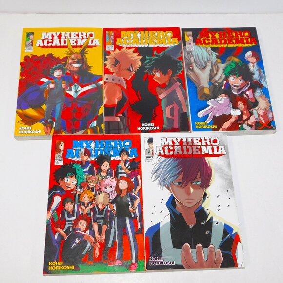My Hero Academia Book Set 1-5 Magna Novels Kohei Horikoshi Ki-oon Shonen - Picture 1 of 6